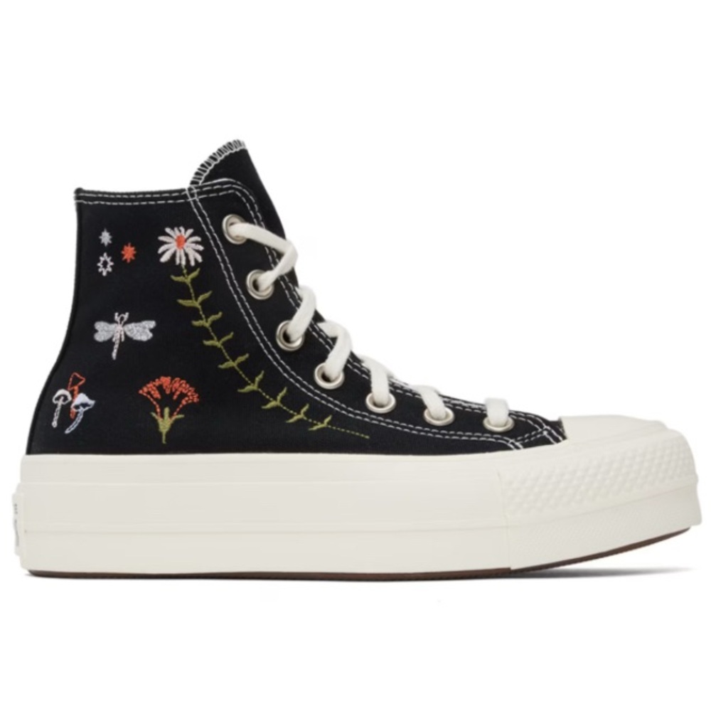 Chuck Taylor Lift Platform Enchanted Garden Sneakers Womens 11